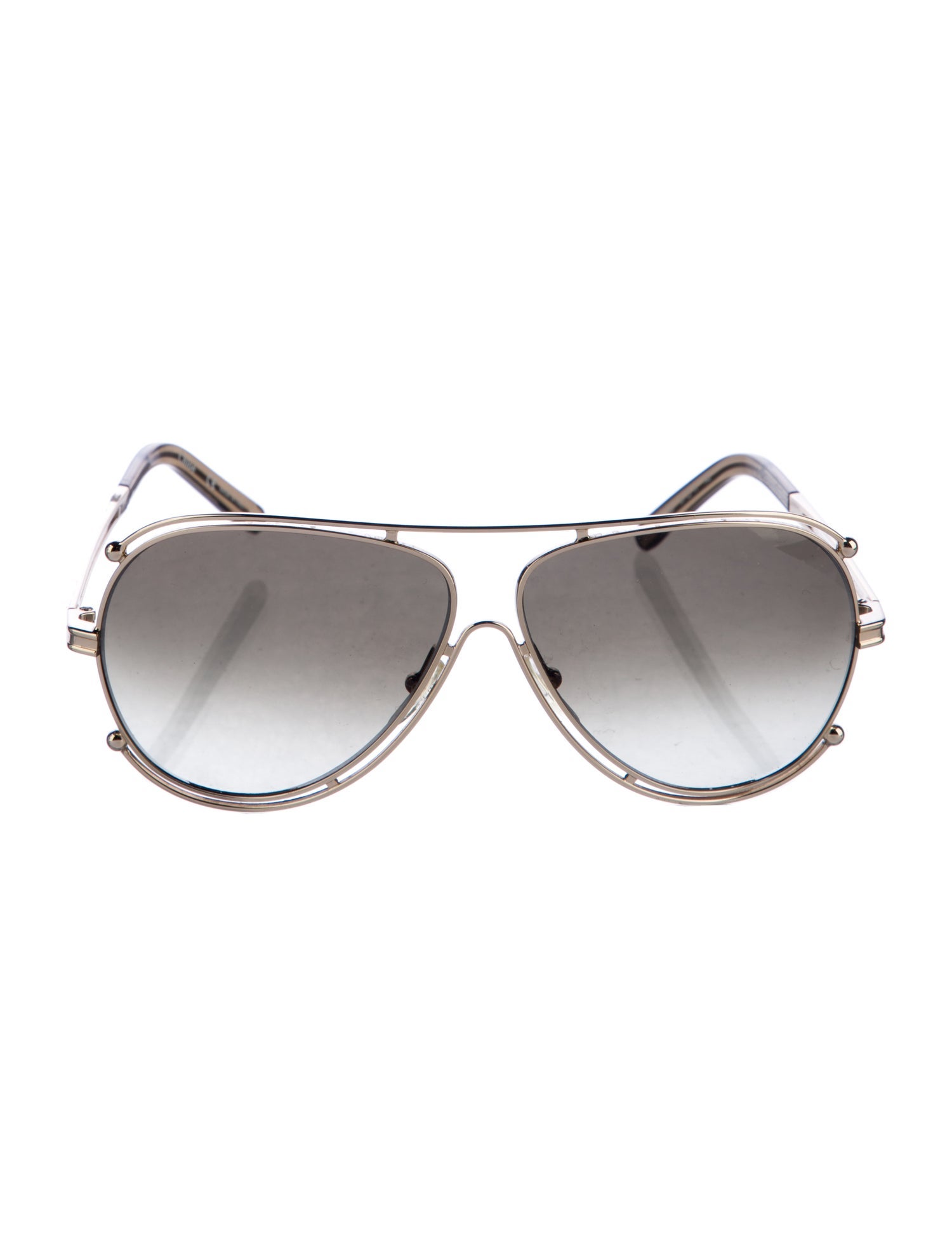 Chloé Aviator Gradient Sunglasses