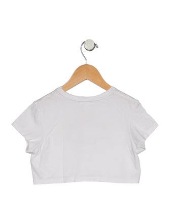 Chloé Short Sleeve Cropped Top