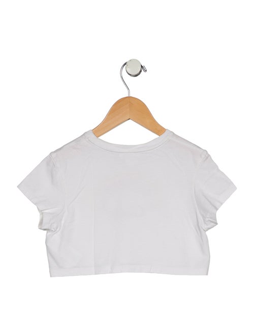 Chloé Short Sleeve Cropped Top