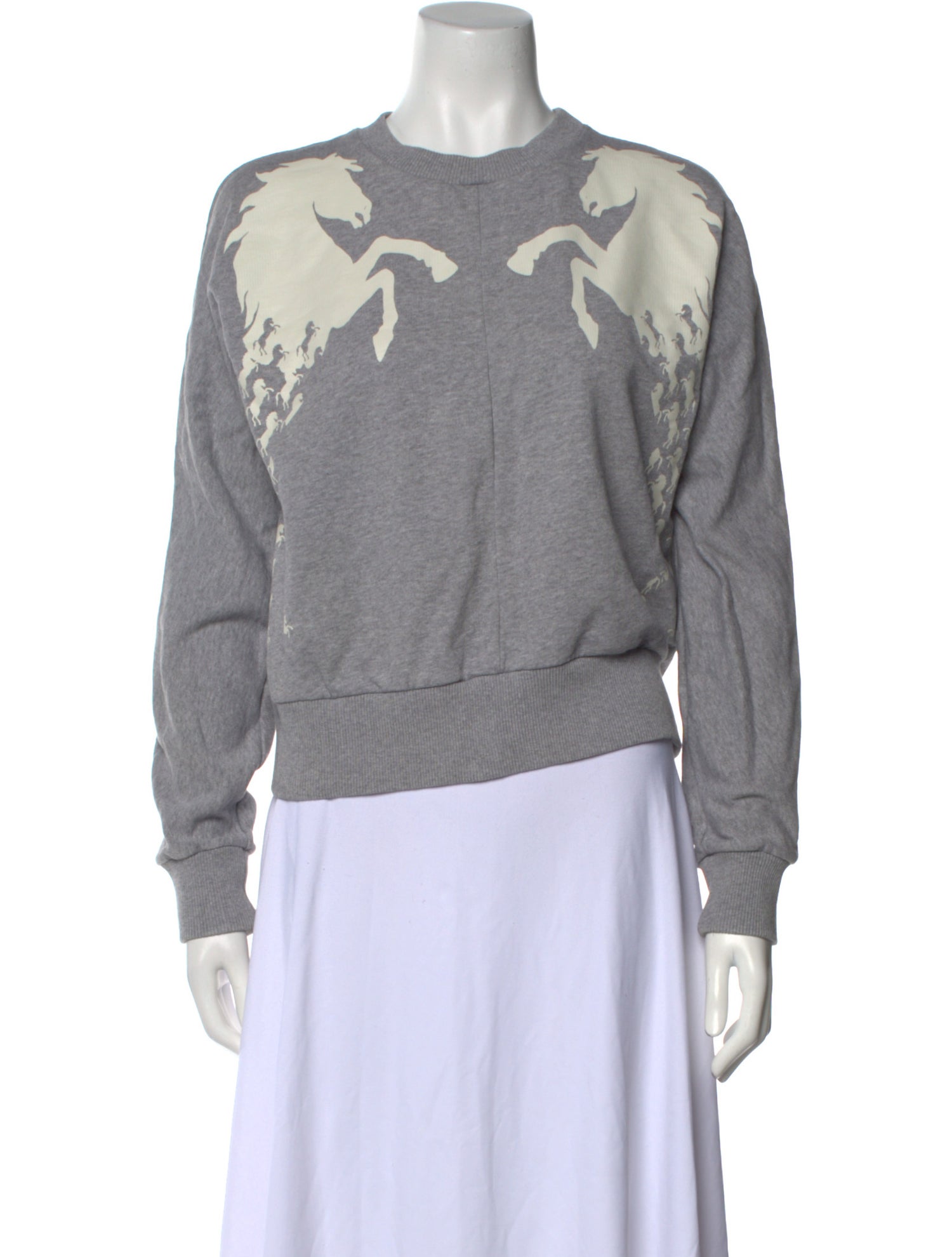 Chloé Graphic Print Crew Neck Sweatshirt