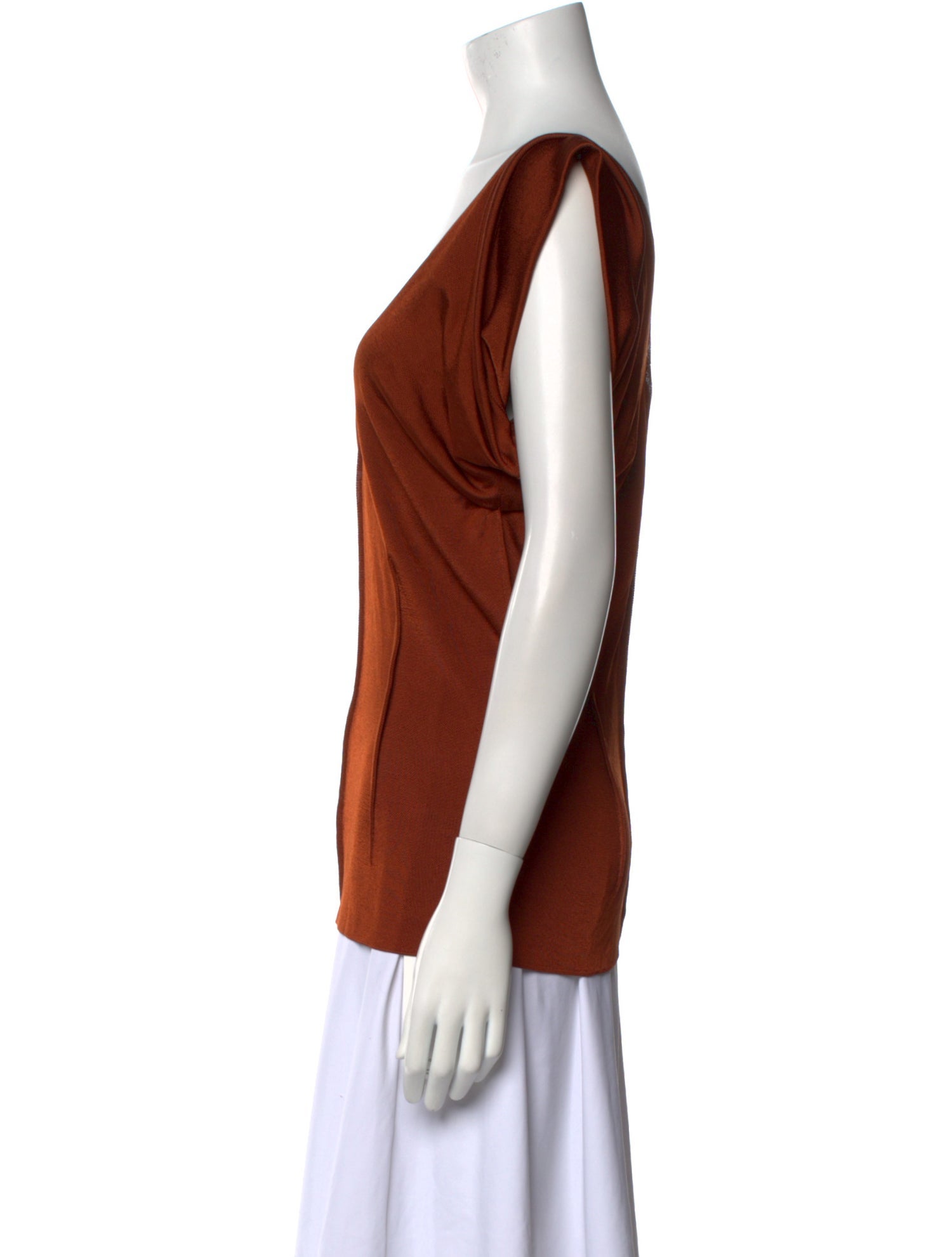 Chloé V-Neck Short Sleeve Blouse