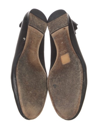 Chloé Leather Scalloped Accent Ballet Flats