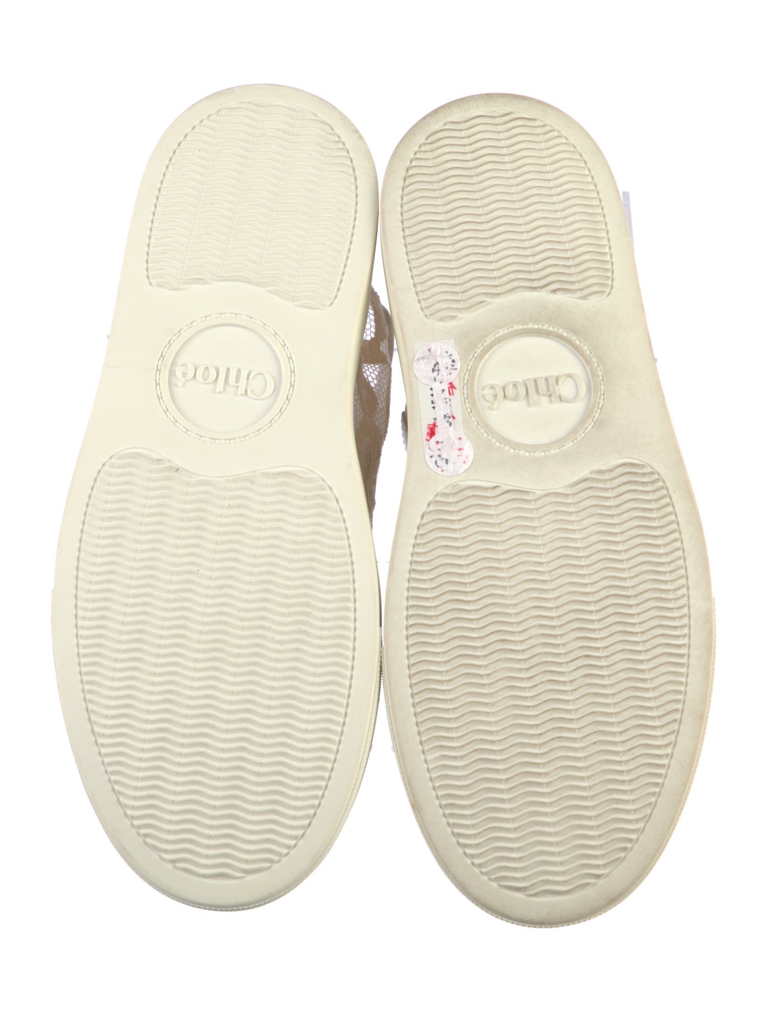 Chloé Lace Lace Pattern Sneakers