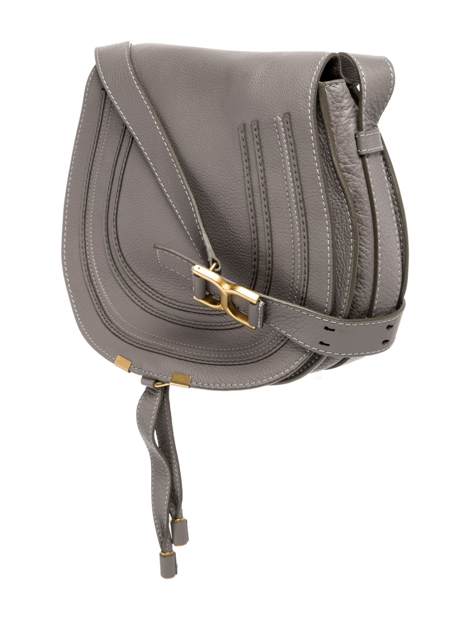 Chloé Leather Marcie Saddle bag Medium