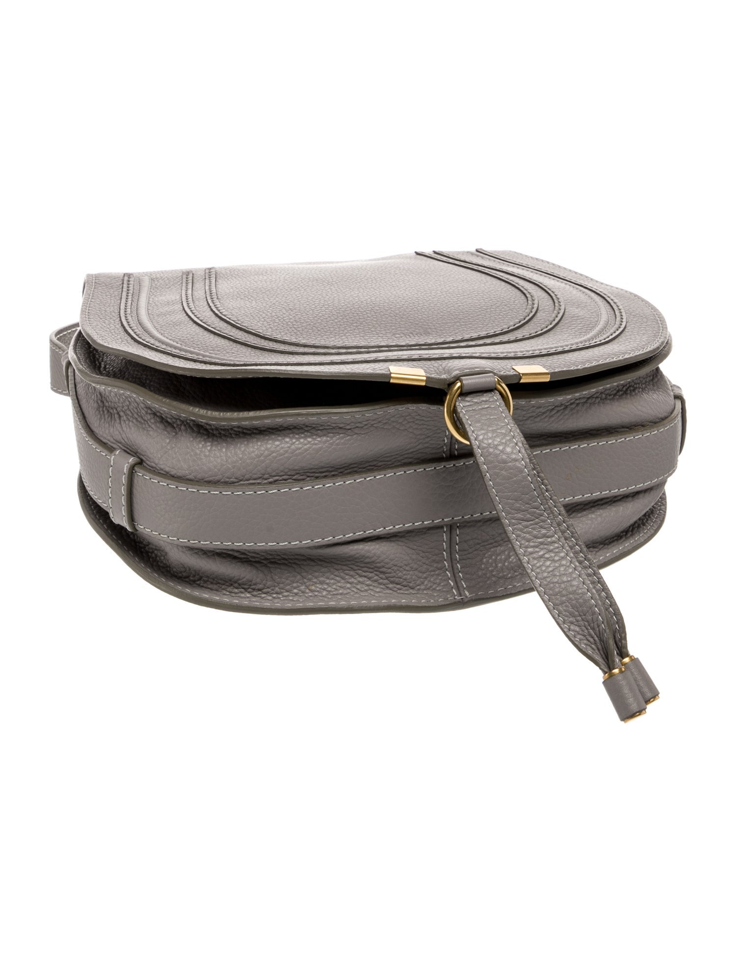 Chloé Leather Marcie Saddle bag Medium