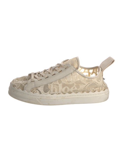 Chloé Lace Lace Pattern Sneakers