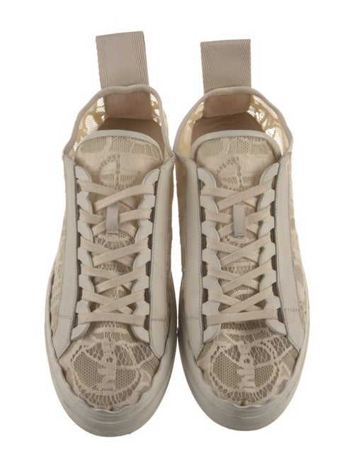 Chloé Lace Lace Pattern Sneakers