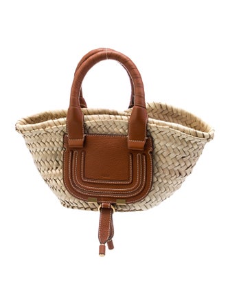 Chloé Raffia Top Handle Bag