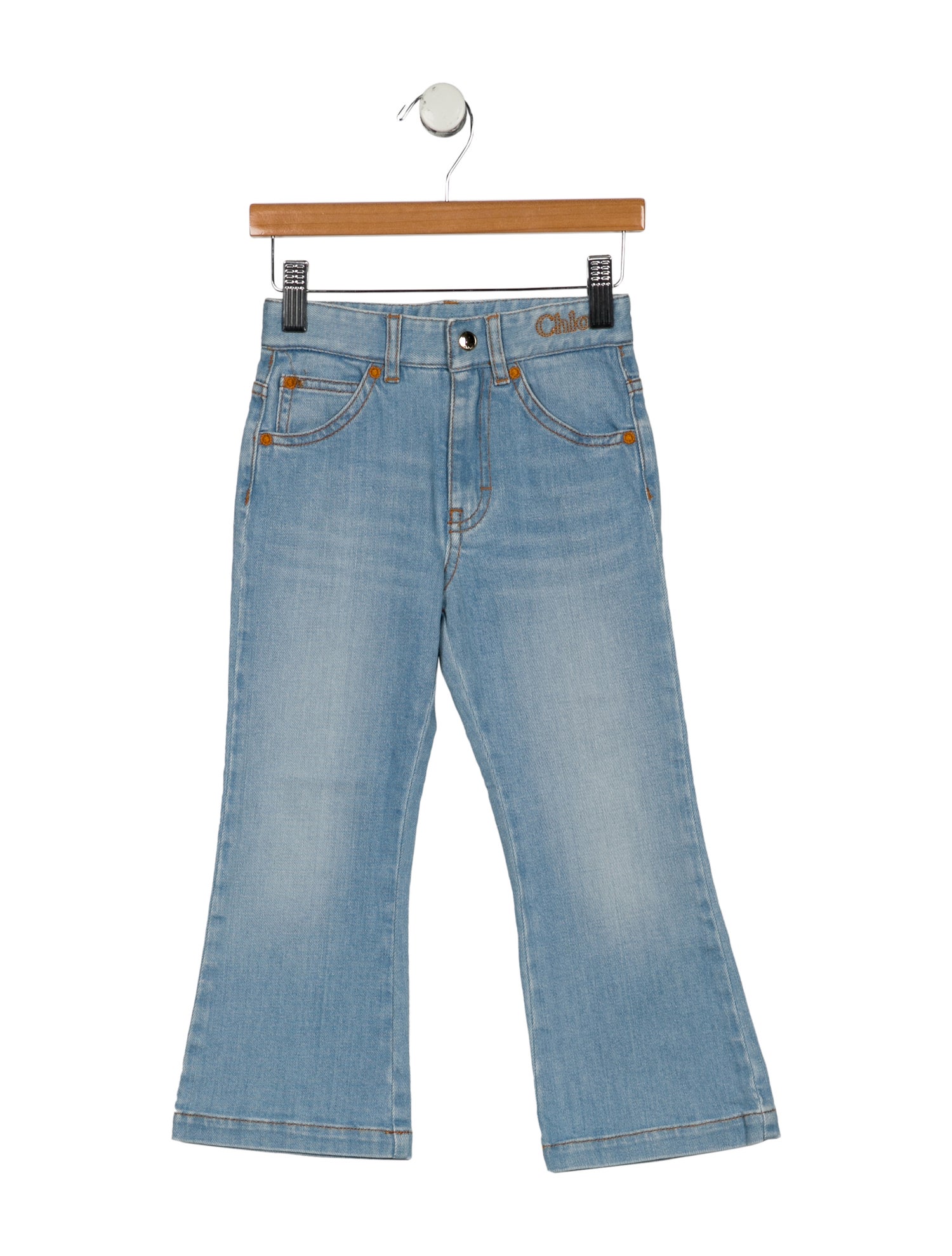 Chloé Chloé Girls' Denim Flare Jeans