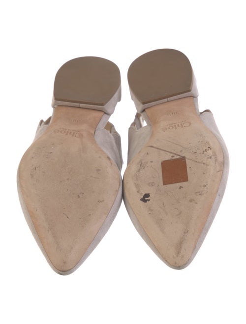 Chloé Suede Slingback Flats