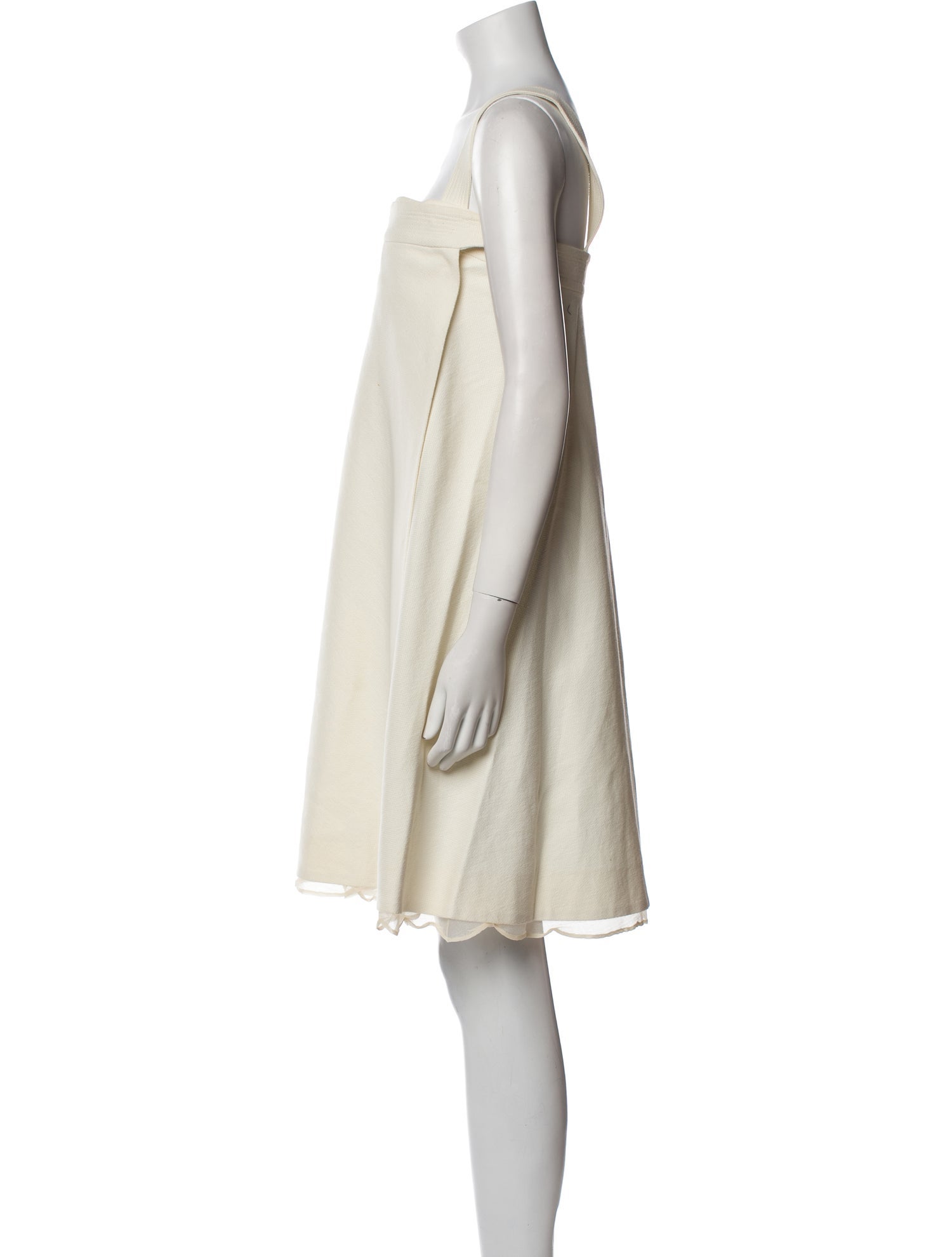 Chloé Square Neckline Mini Dress