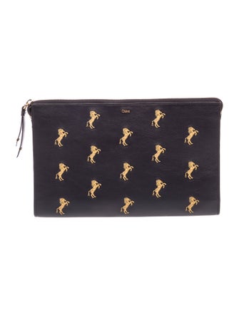 Chloé Leather Clutch