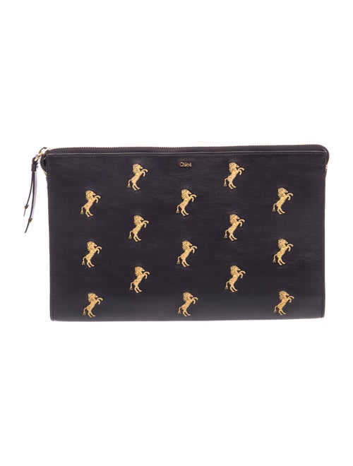 Chloé Leather Clutch
