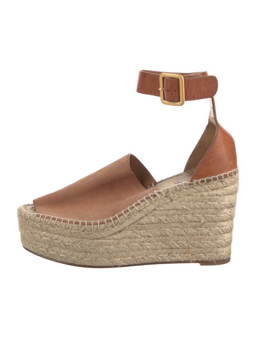 Chloé Suede Wedge Sandals