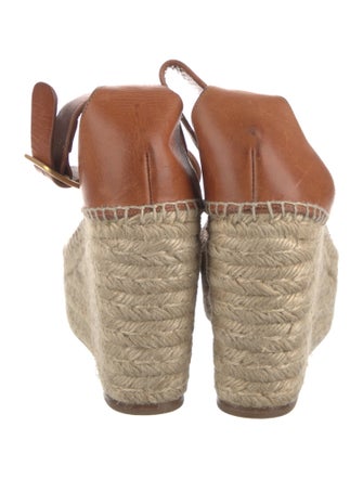 Chloé Suede Wedge Sandals