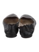 Chloé Leather Scalloped Accent Ballet Flats