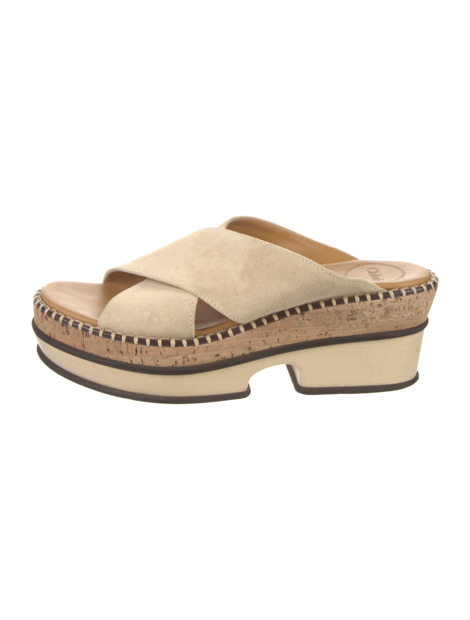 Chloé Suede Slides