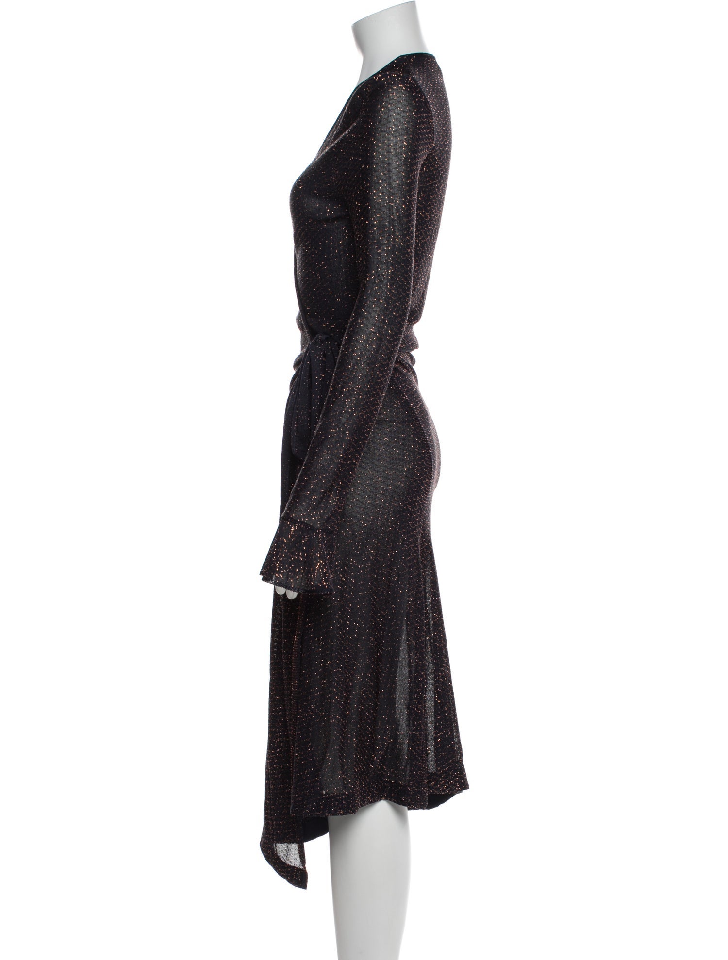 Chloé V-Neck Long Dress