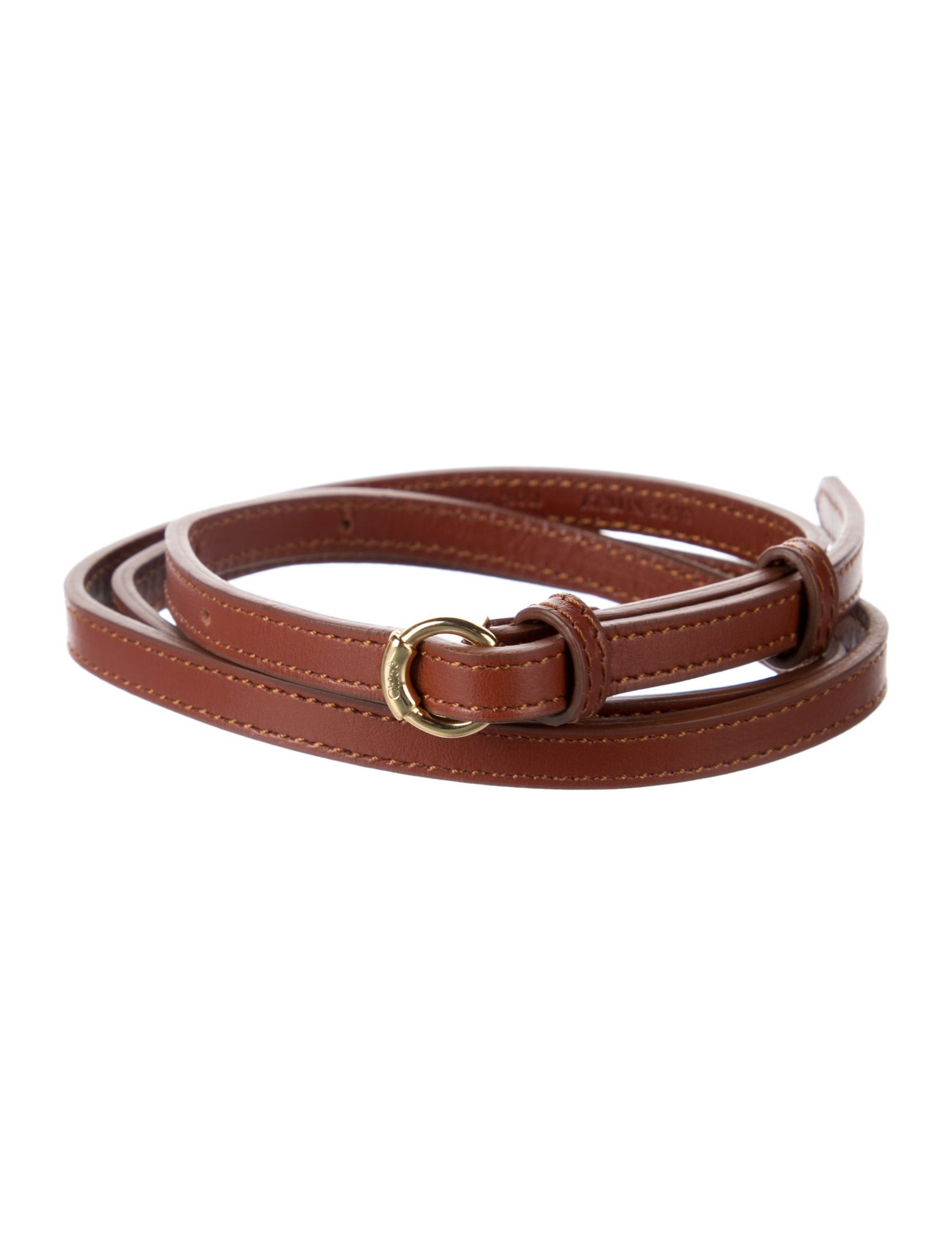 Chloé Skinny Leather Belt
