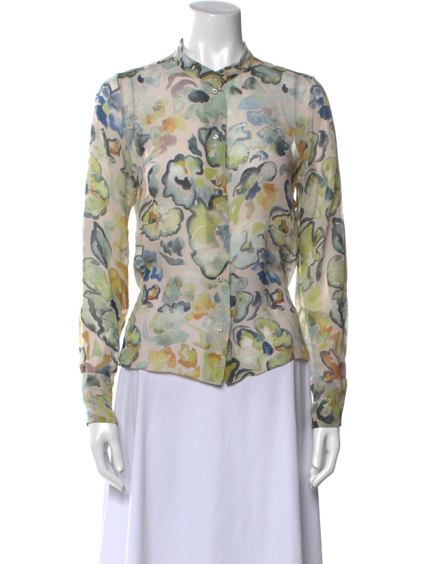 Chloé Silk Printed Blouse