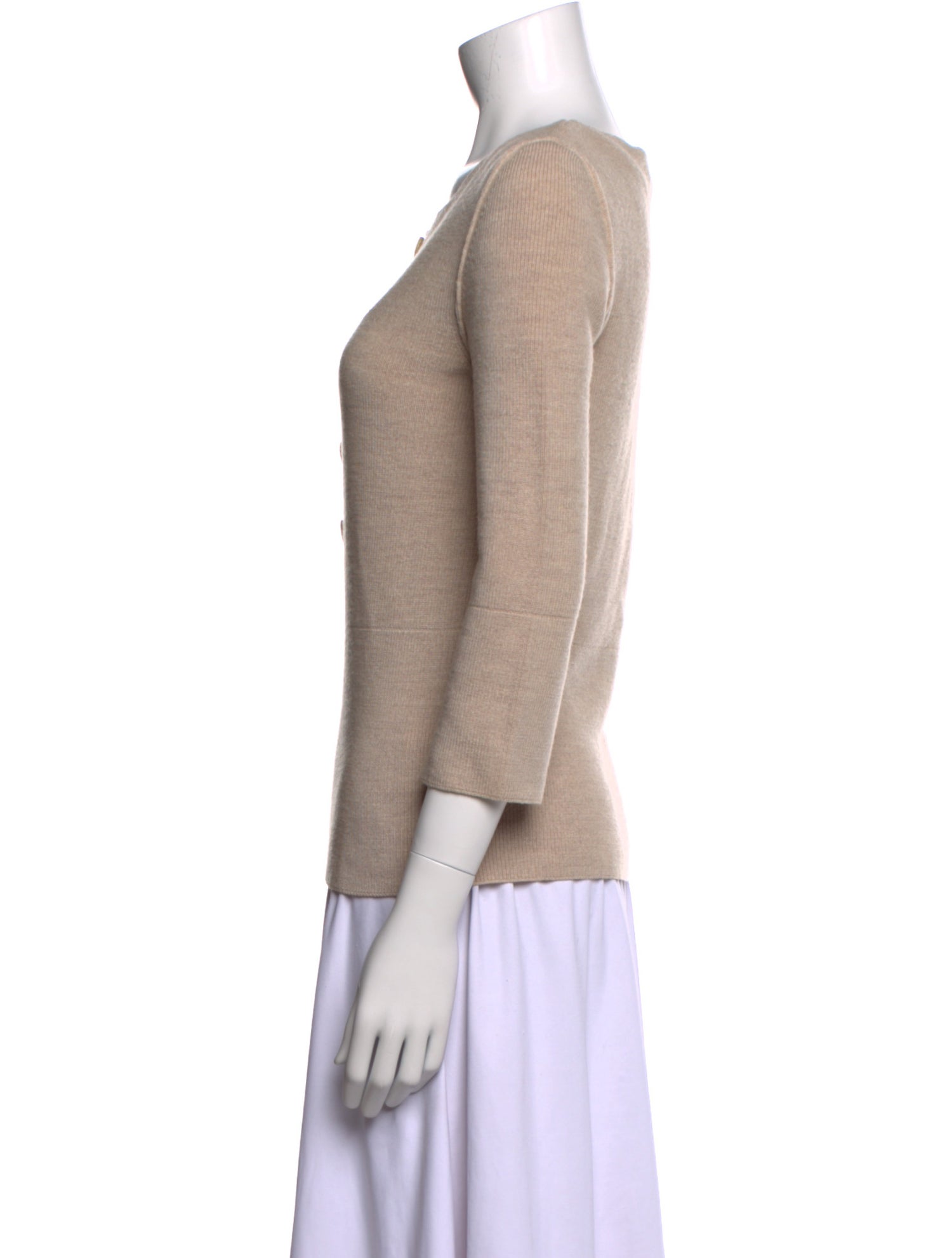 Chloé Wool Square Neckline Sweater
