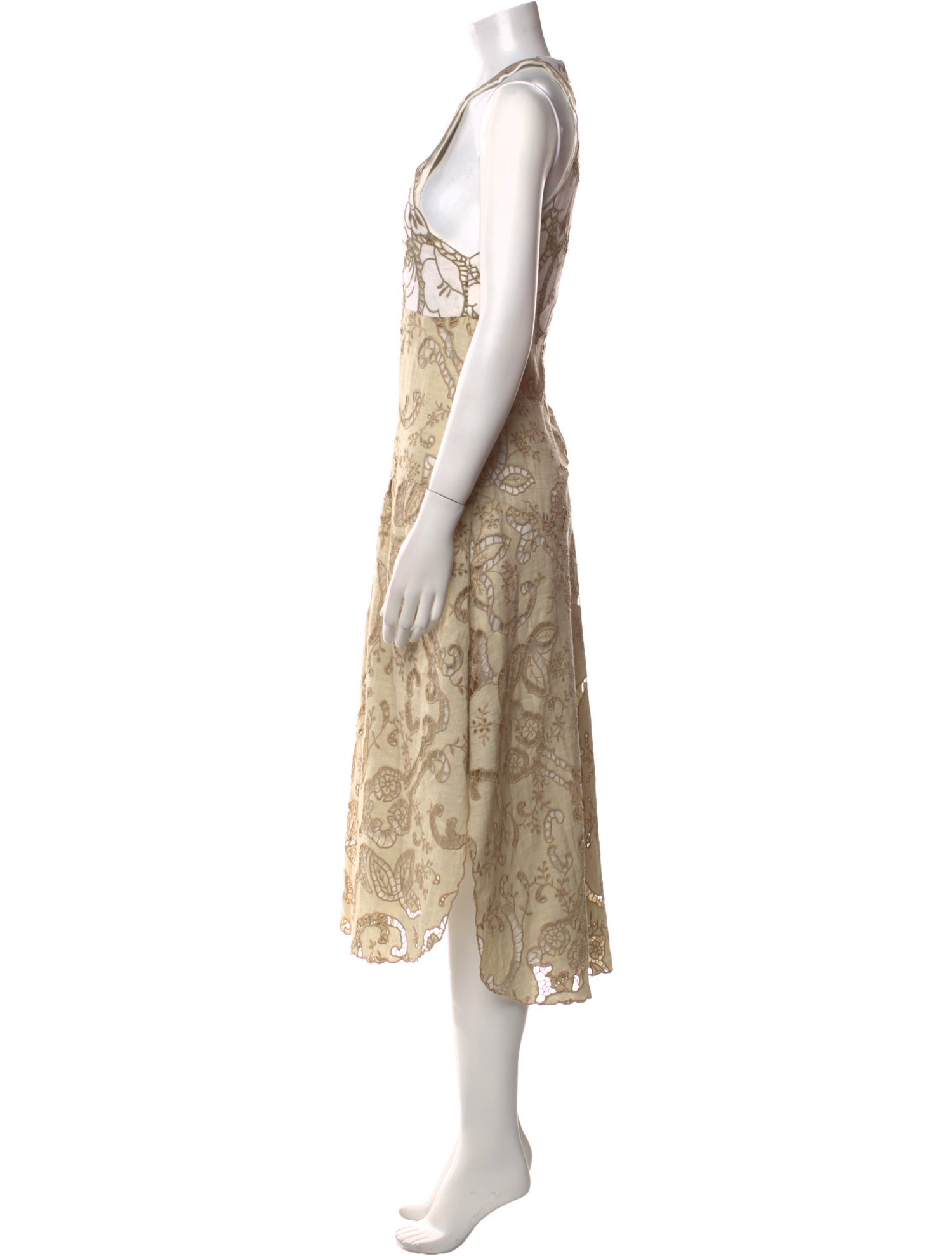 Chloé Linen Long Dress