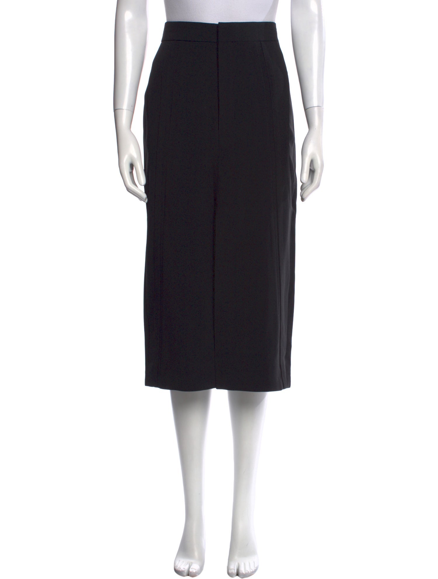 Chloé Pleated Accents Midi Length Skirt