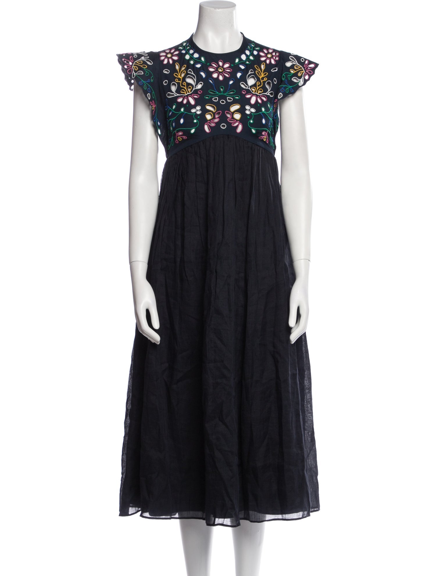 Chloé Lace Pattern Long Dress