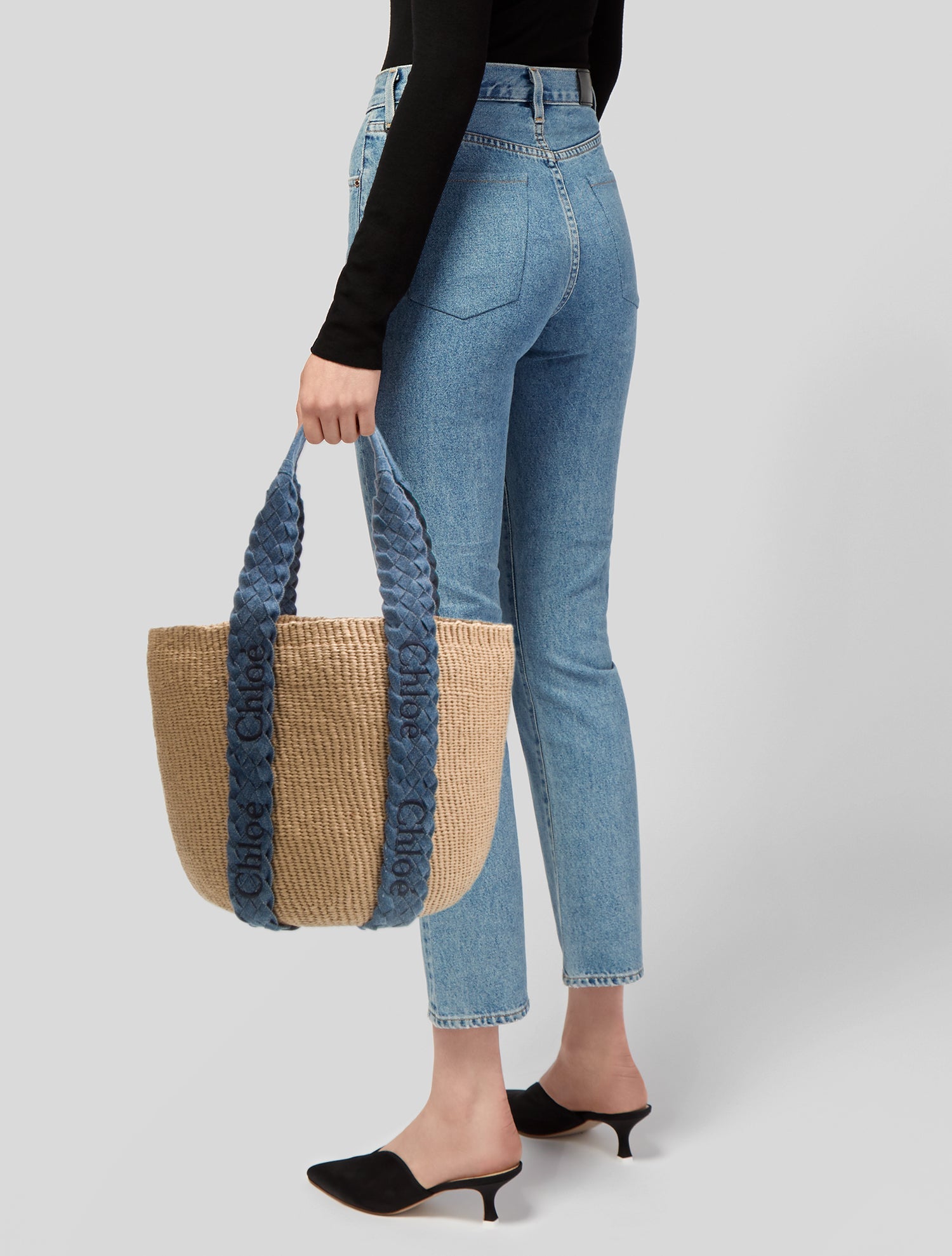 Chloe x Mifuko Straw Bucket Bag 2024