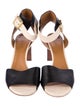 Chloé Leather Colorblock Pattern Sandals