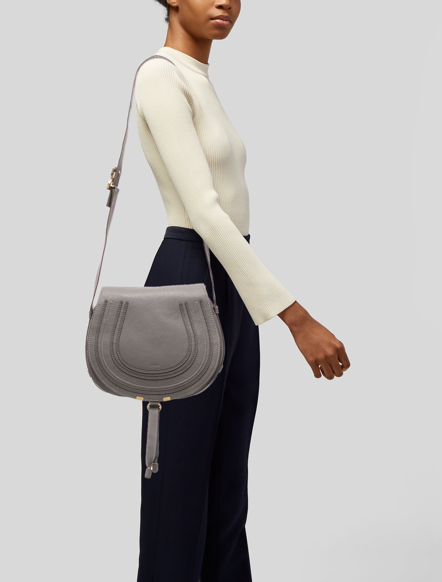 Chloé Leather Marcie Crossbody