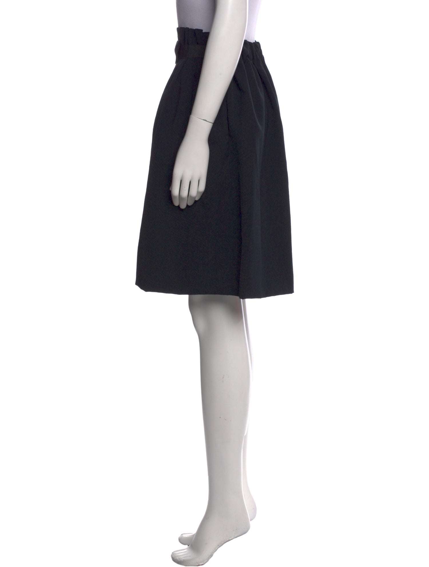 Chloé Pleated Accents Knee-Length Skirt