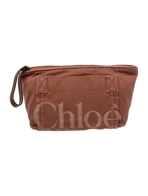 Chloé Canvas Clutch
