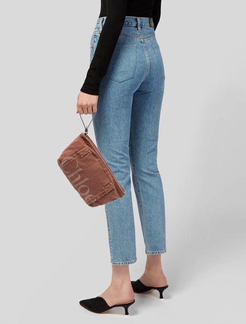 Chloé Canvas Clutch