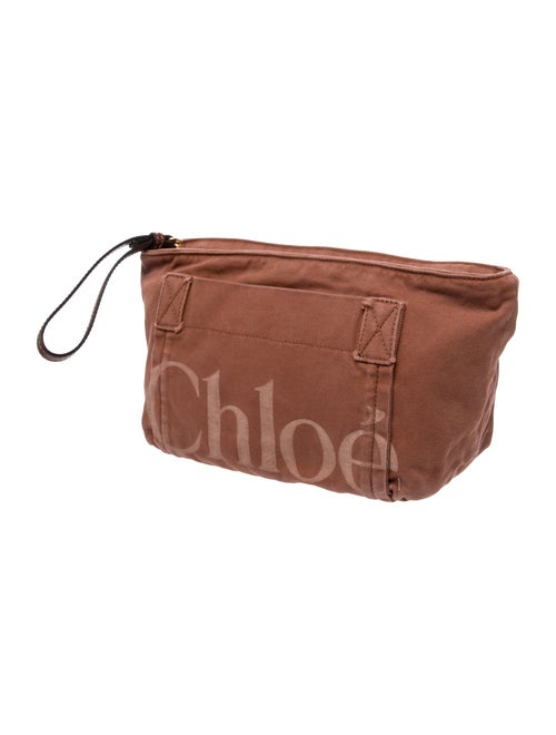 Chloé Canvas Clutch