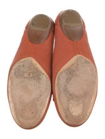 Chloé Leather Studded Accents Ballet Flats