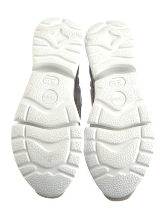 Chloé Canvas Colorblock Pattern Sneakers