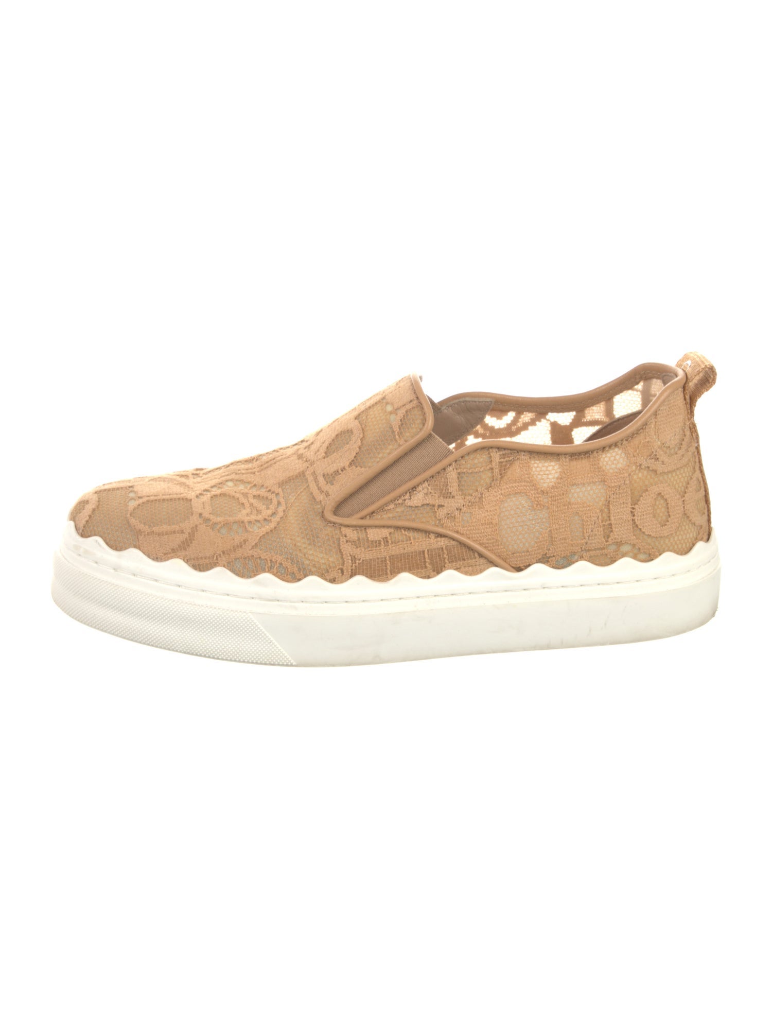Chloé Lace Lace Pattern Sneakers