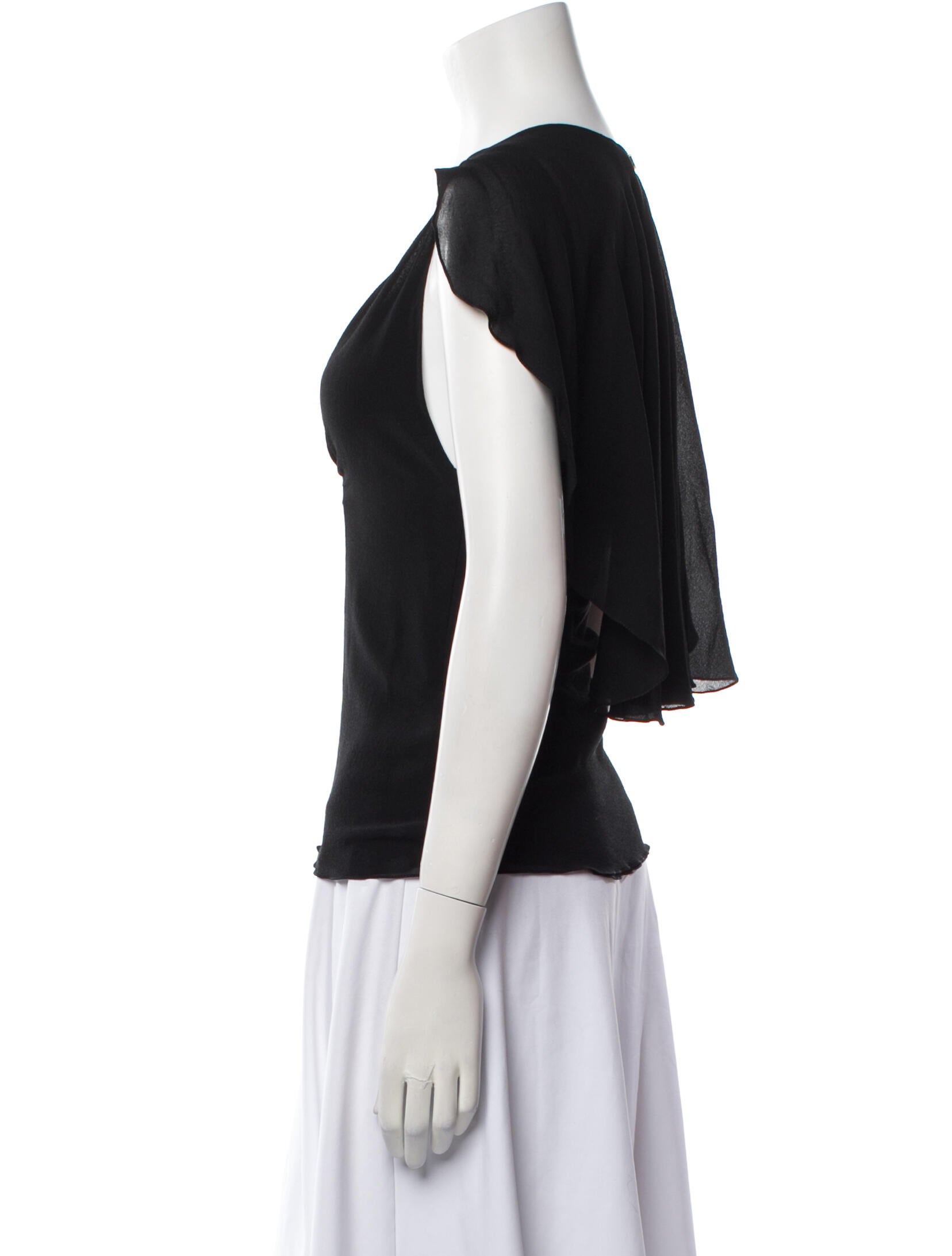 Chloé Silk V-Neck Top