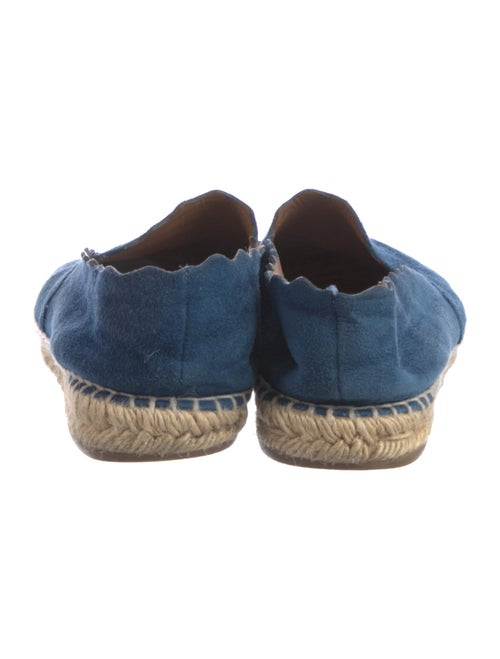 Chloé Suede Scalloped Accent Espadrilles