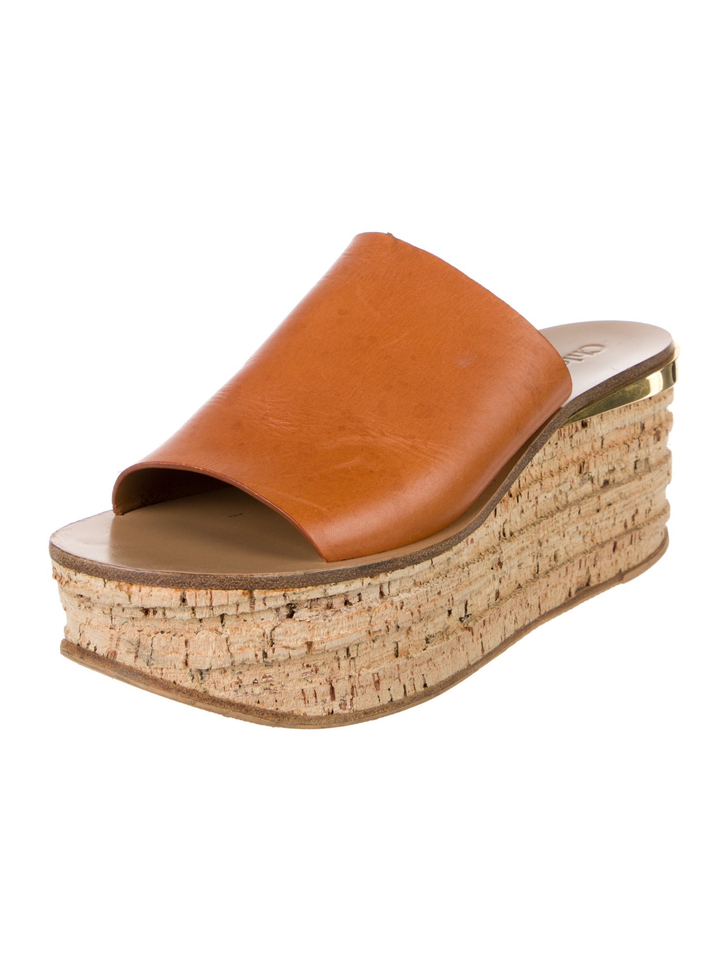 Chloé Leather Slides