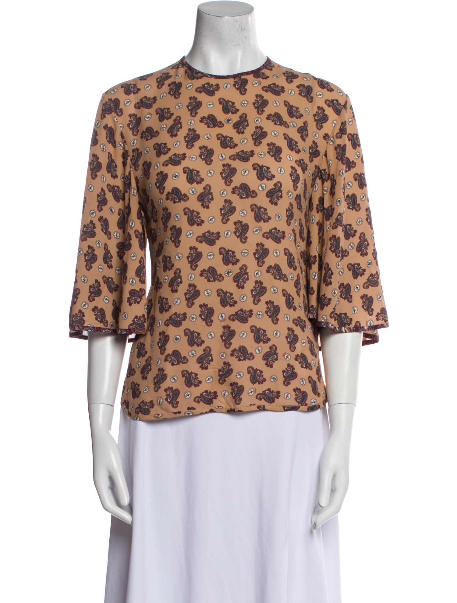Chloé Silk Printed Blouse