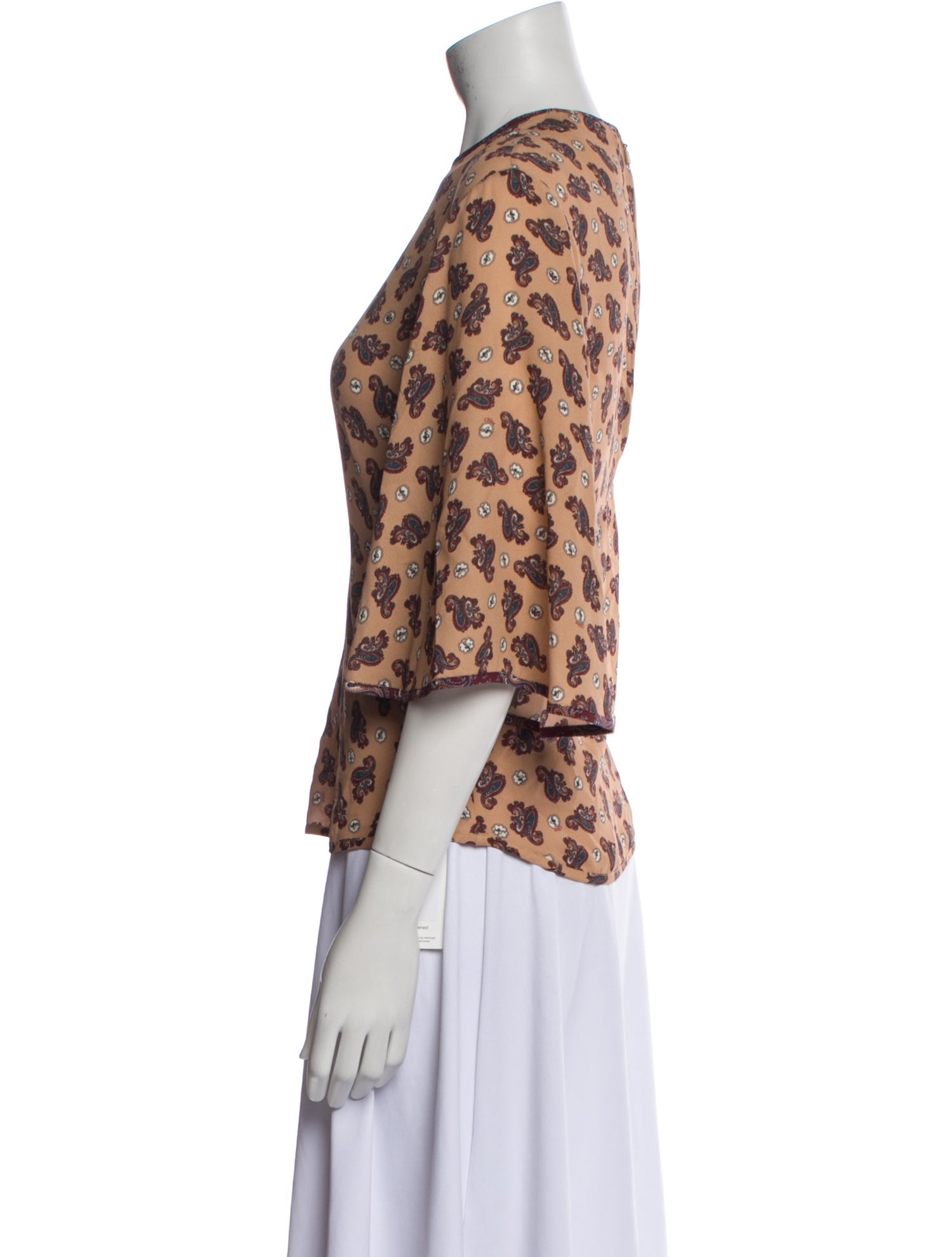 Chloé Silk Printed Blouse