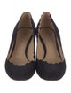 Chloé Suede Scalloped Accent Pumps