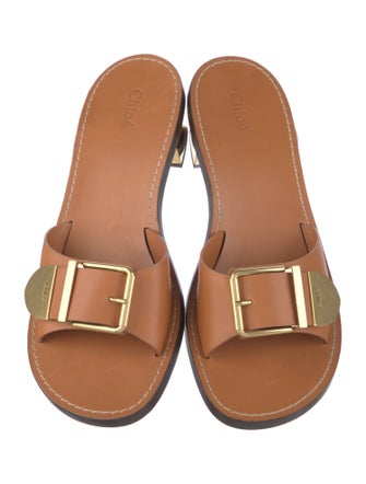 Chloé Leather Slides
