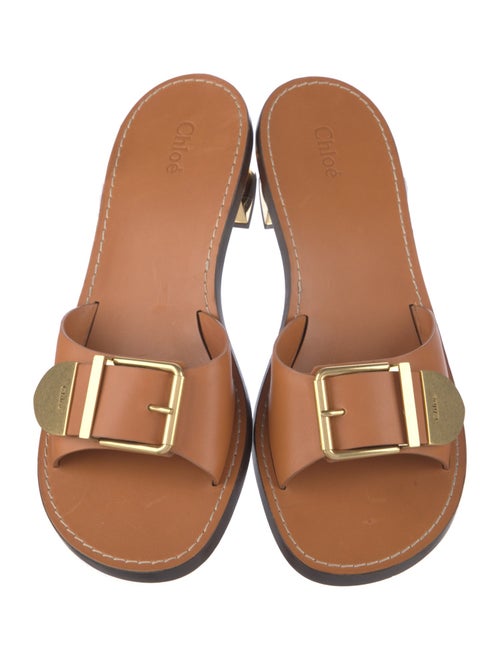 Chloé Leather Slides