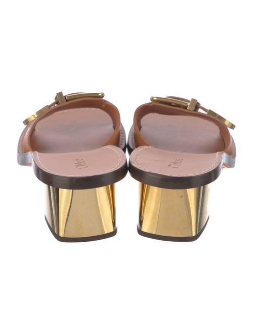 Chloé Leather Slides