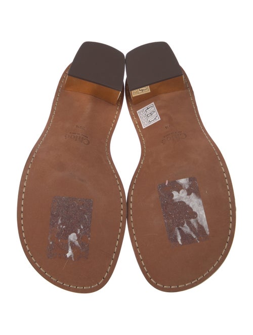 Chloé Leather Slides