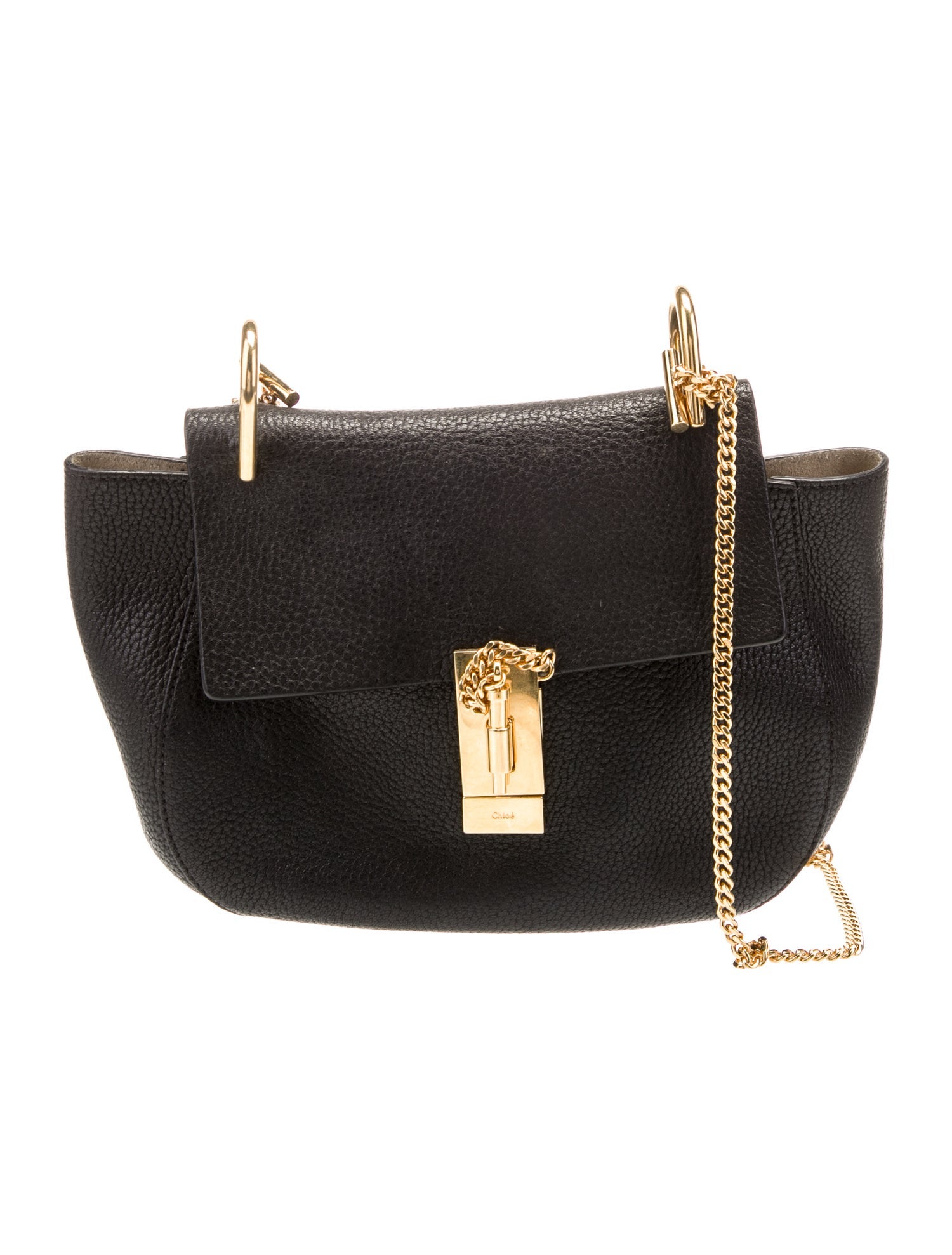 Chloé Leather Chloe Drew Shoulder Bag Small