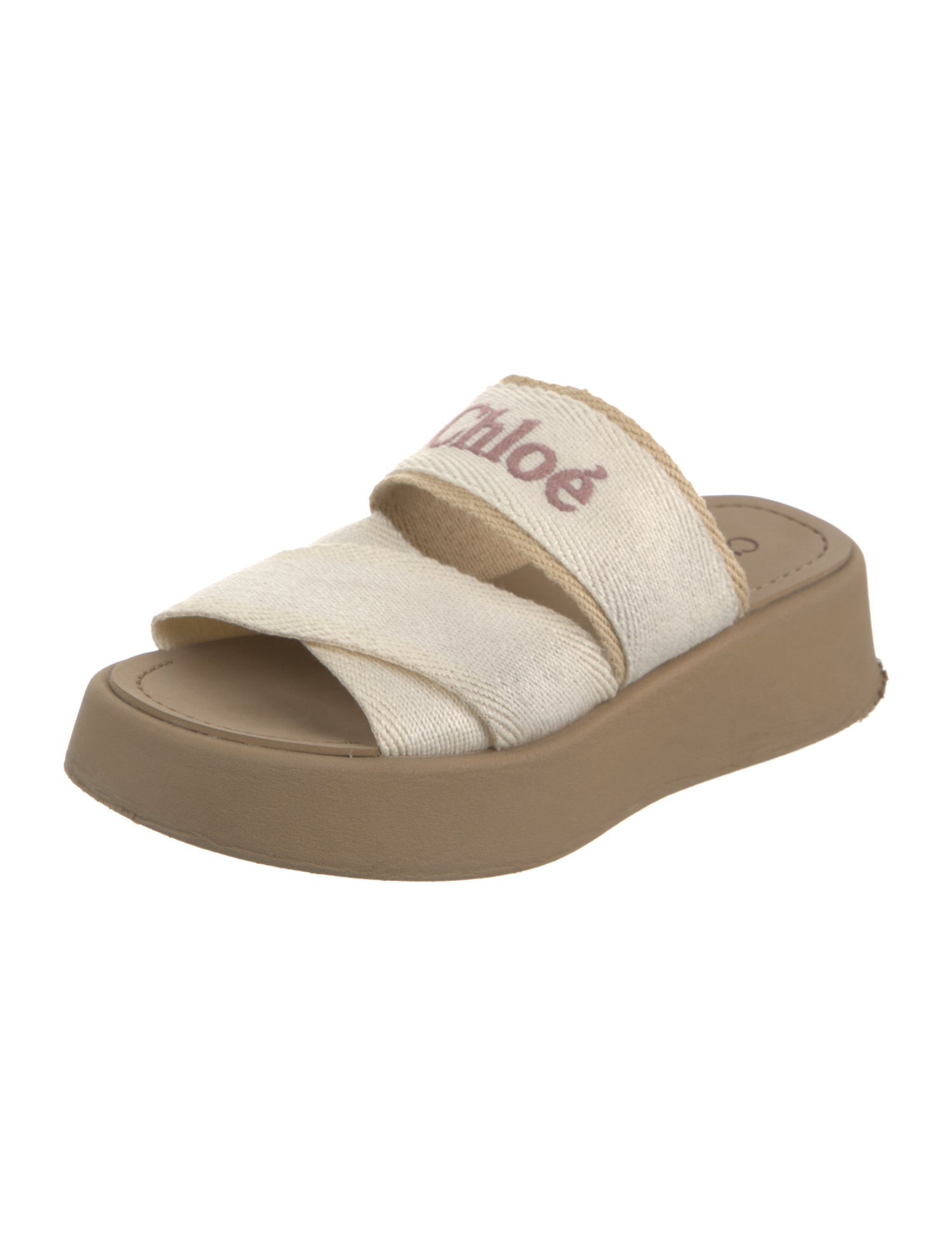 Chloé Canvas Printed Slides